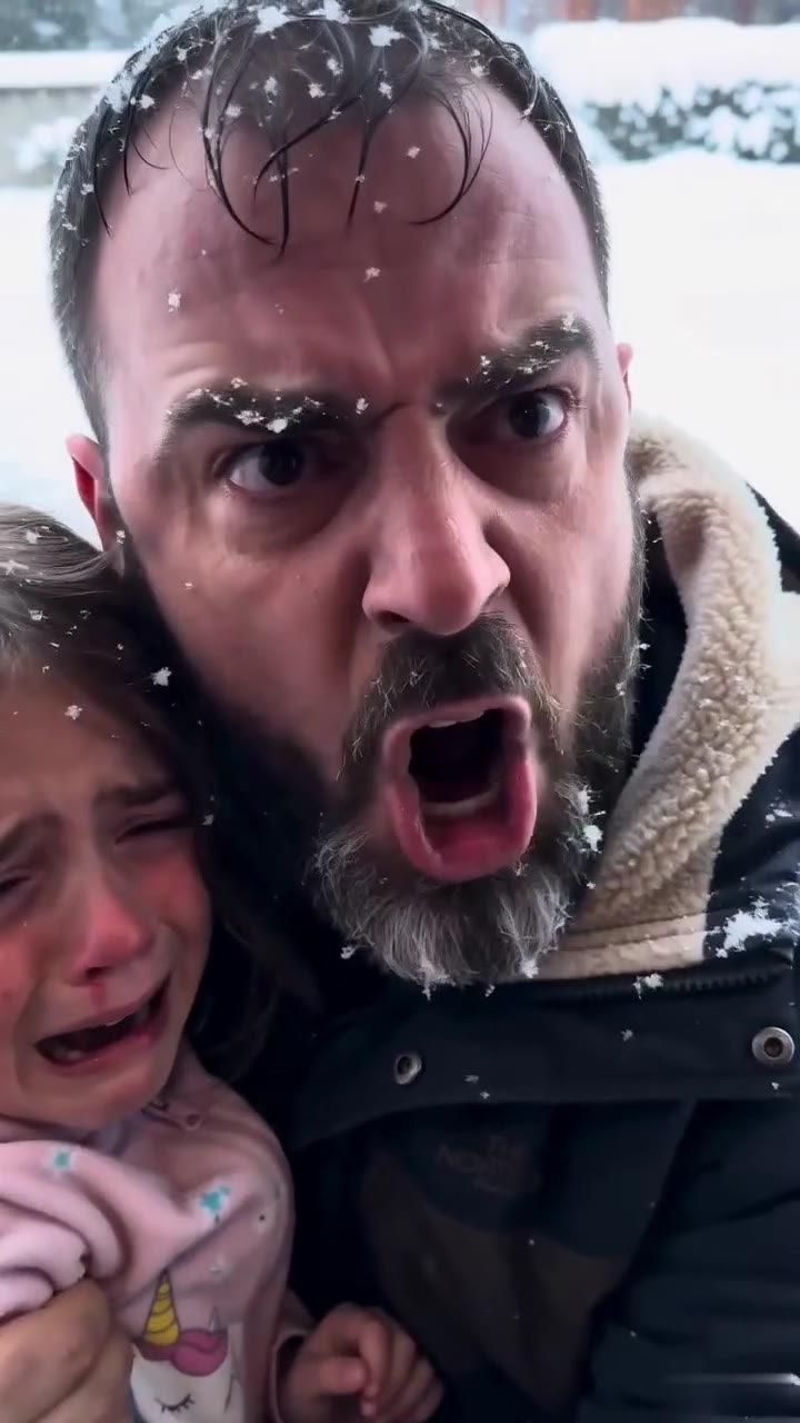Encontré a mi hija congelándose en la nieve mientras su madre estaba con otro