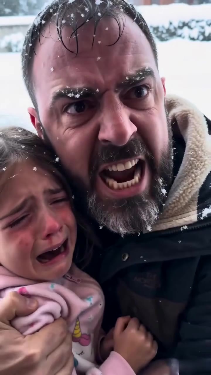 Encontré a mi hija congelándose en la nieve mientras su madre estaba con otro