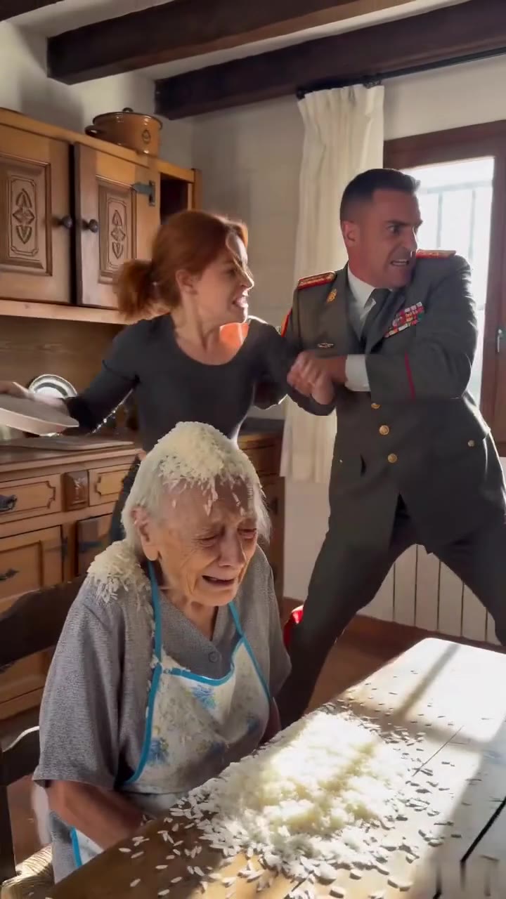 Mi esposa humilló a mi madre sin saber que yo regresaba del frente