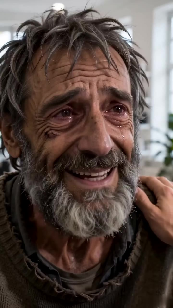El humilde estilista que ayudó a un anciano sin hogar recibió una lección de vida