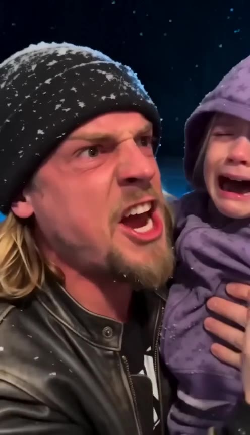 A Father Finds His Five-Year-Old Daughter Locked Outside in the Freezing Snow