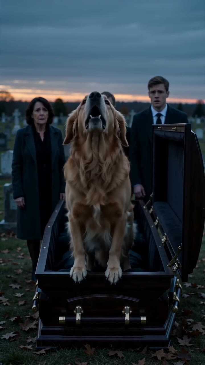 My Father's Loyal Dog Jumped Into His Casket, Revealing a Dark Family Secret
