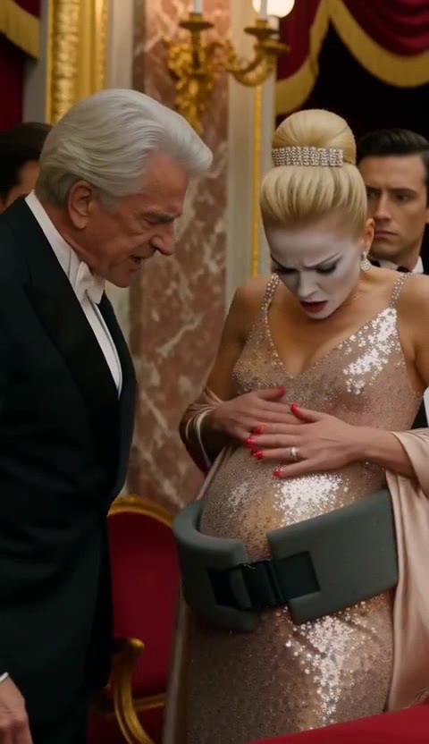 At the Gala, My Fiancée’s Fake Baby Bump Slid Down — Then My Granddaughter Whispered the Truth