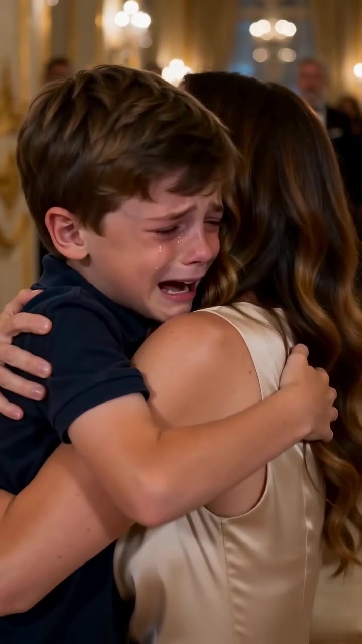 Mon fils disparu a surgi en pleurs au milieu de cette réception mondaine