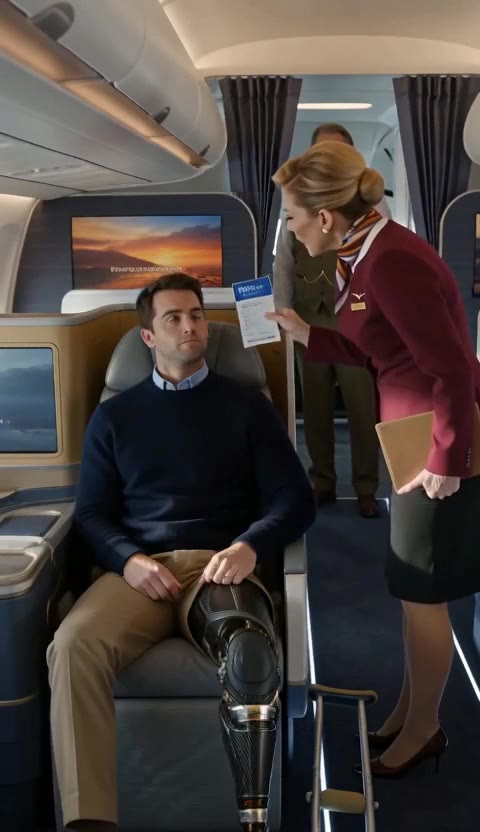 The Flight Attendant Mocked the Wounded Vet—Until the Chairman Stepped In