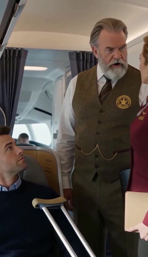 The Flight Attendant Mocked the Wounded Vet—Until the Chairman Stepped In