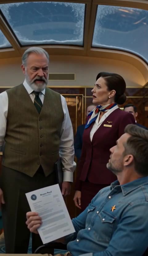 The Flight Attendant Mocked a Wounded Veteran — But Didn't Know the Chairman Was His Old Wingman