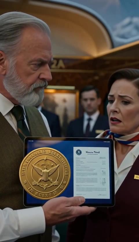 The Flight Attendant Mocked a Wounded Veteran — But Didn't Know the Chairman Was His Old Wingman