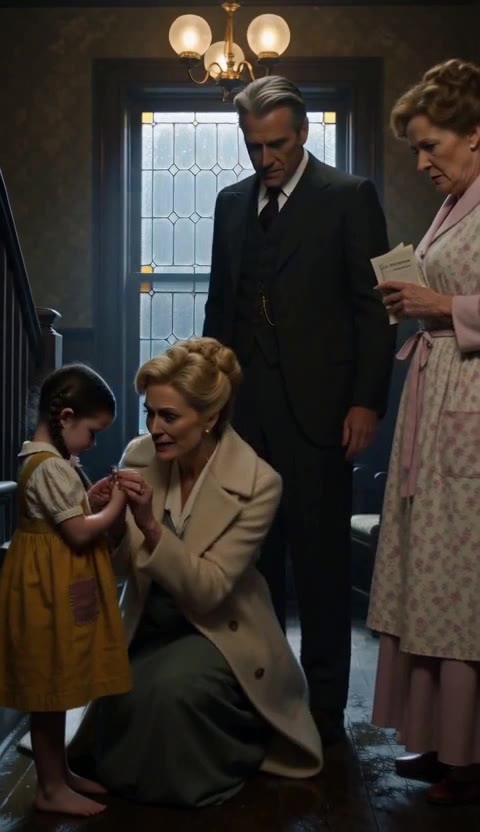 Foster Mom Mocked the Quiet Girl's Locket — Until a Billionaire Stranger Knelt and Cried