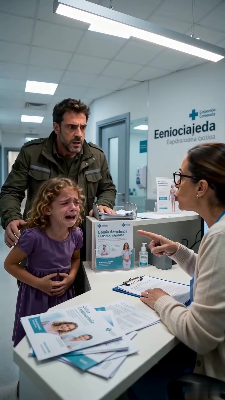 La fría recepcionista rechazó a mi hija enferma sin saber quién era yo en realidad