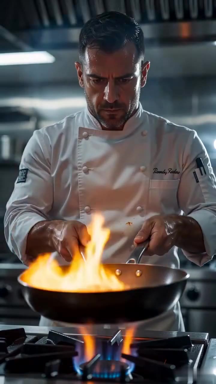 A Furious Chef Confronts an Impudent Kitchen Helper and Discovers His Estranged Son