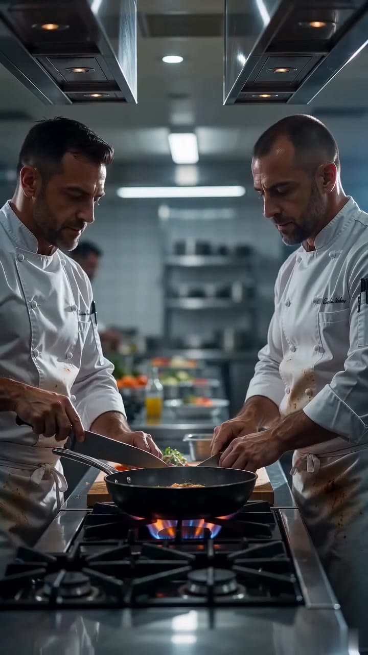 A Furious Chef Confronts an Impudent Kitchen Helper and Discovers His Estranged Son