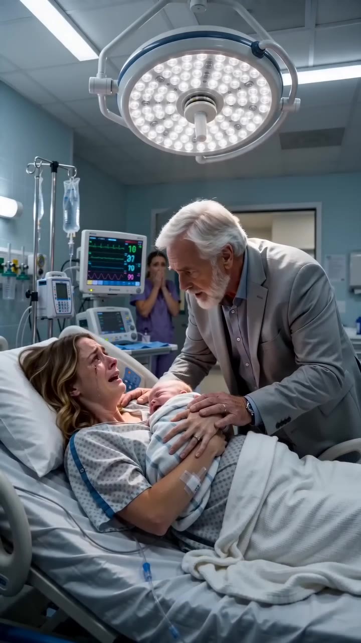 A Furious Husband Storms the Delivery Room, But His Father Does the Unthinkable