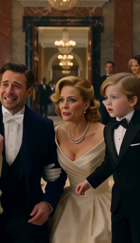 The Gala Chairwoman Tried to Throw My Son Out — Until His Locket Matched the Billionaire’s Twin