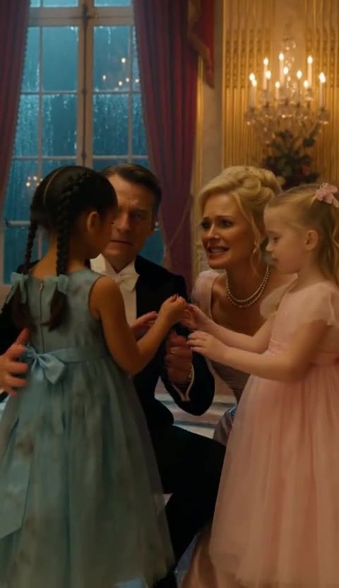 The Gala Security Guard Blocked the Orphan Girl — Until Her Twin's Bracelet Locked With His