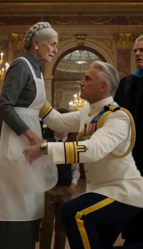 The General Dropped to One Knee for the Cafeteria Lady — Then the Headmaster's World Collapsed