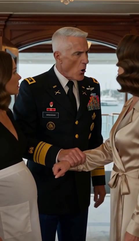 The Moment the General Saw the Pregnant Waitress, He Dropped His Medals and Roared — She Was His Daughter