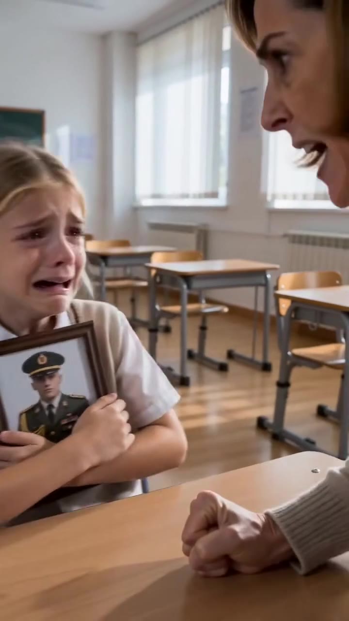 Un general salva a mi hija de su profesora y revela un impactante secreto