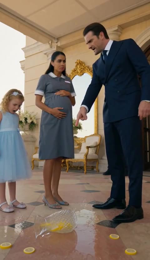 The Moment the General Saw His Pregnant Daughter on Her Knees, He Didn’t Just Stop the Bully—He Owned the Hotel