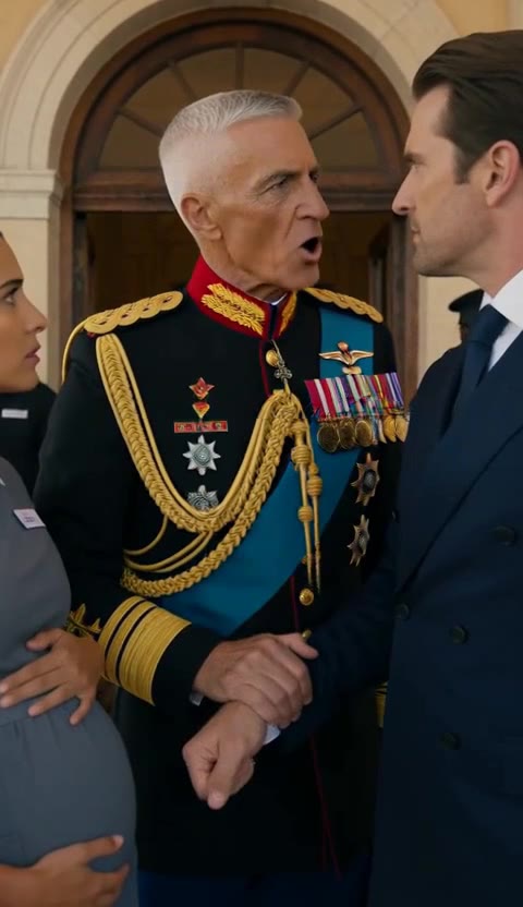 The Moment the General Saw His Pregnant Daughter on Her Knees, He Didn’t Just Stop the Bully—He Owned the Hotel