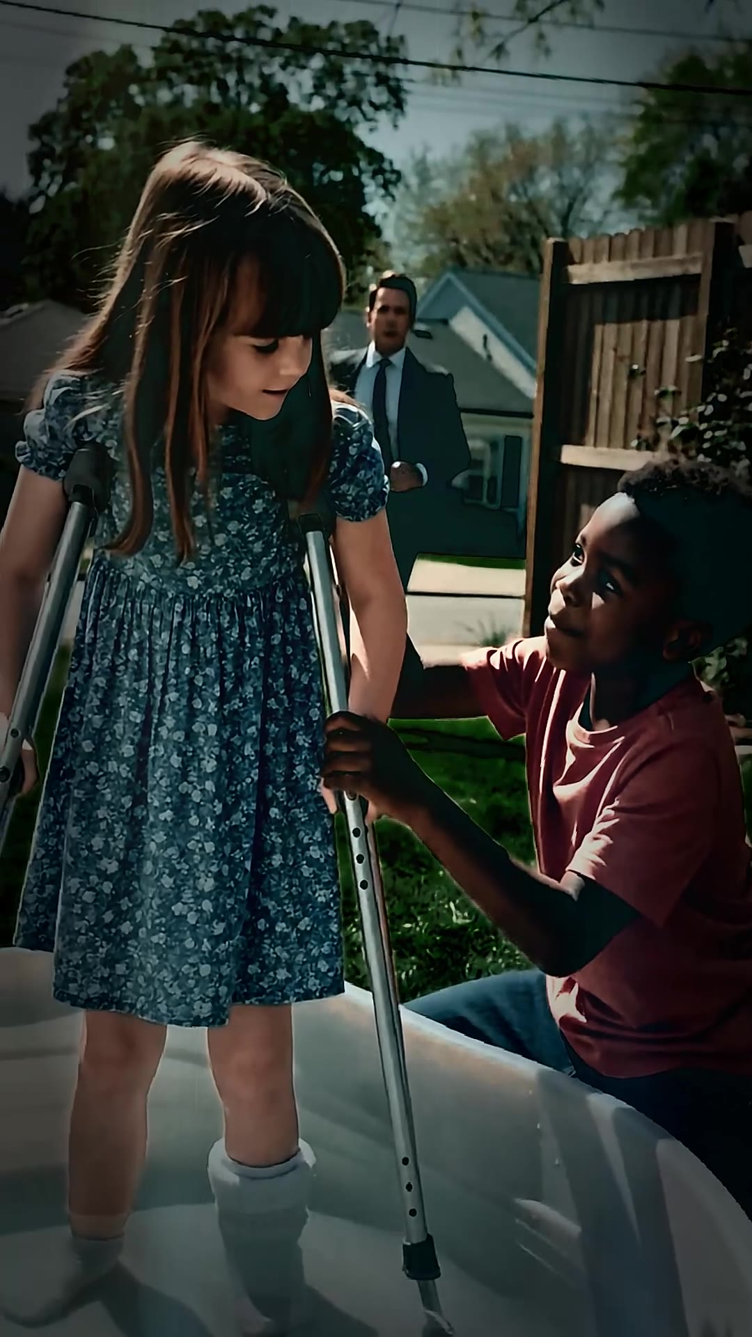 The Girl Who Never Walked Took a Step in a Basin of Water — Her Father's Secret Was Finally Revealed