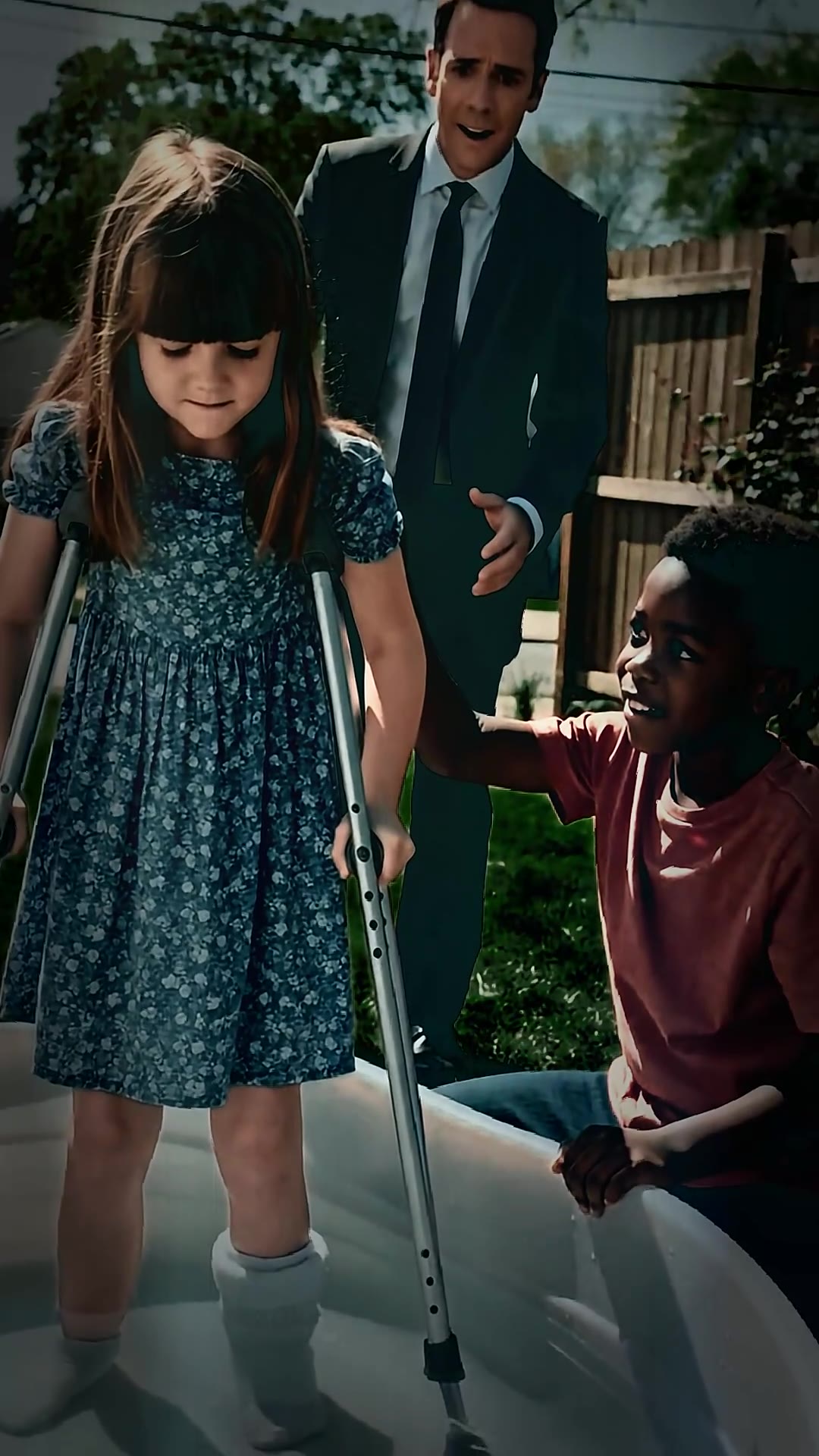 The Girl Who Never Walked Took a Step in a Basin of Water — Her Father's Secret Was Finally Revealed