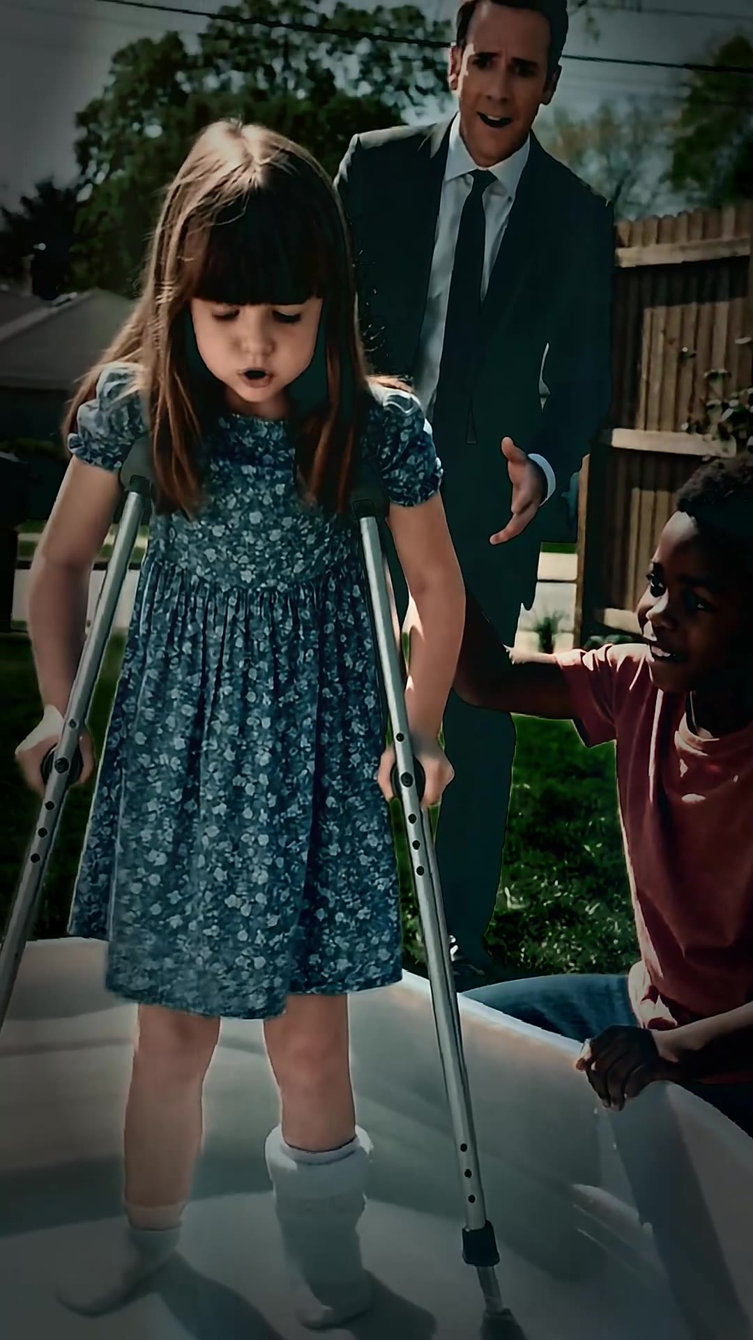 The Girl Who Never Walked Took a Step in a Basin of Water — Her Father's Secret Was Finally Revealed