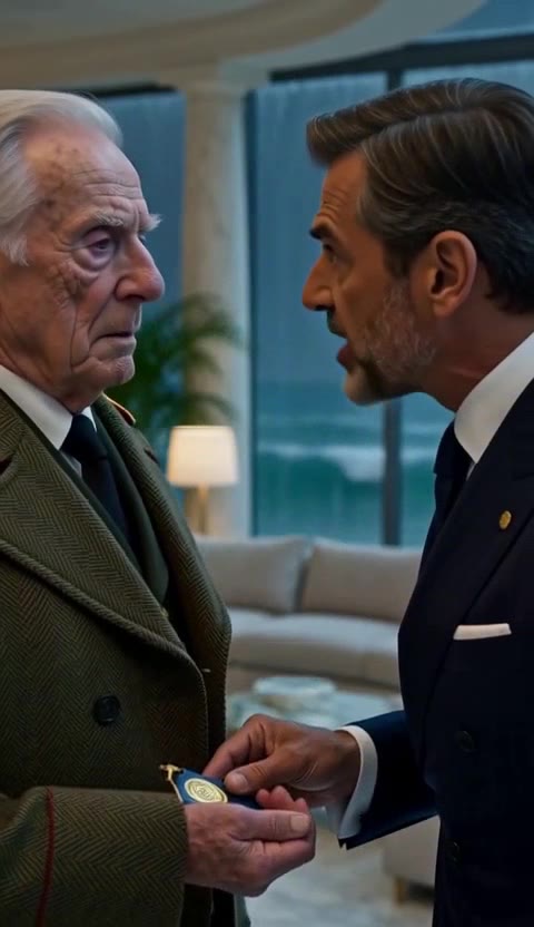Grandson Tries To Steal Fortune, But Billionaire Recognizes Hero Grandfather!