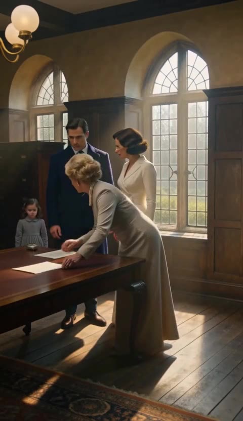 The Greedy Matron’s Fake Daughter Was About to Inherit Everything — Until a Tiny Voice Exposed the Truth