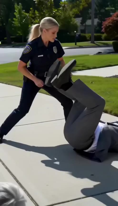 A Greedy Stepson Attacked His Elderly Mother, But a Brave Officer Changed Everything