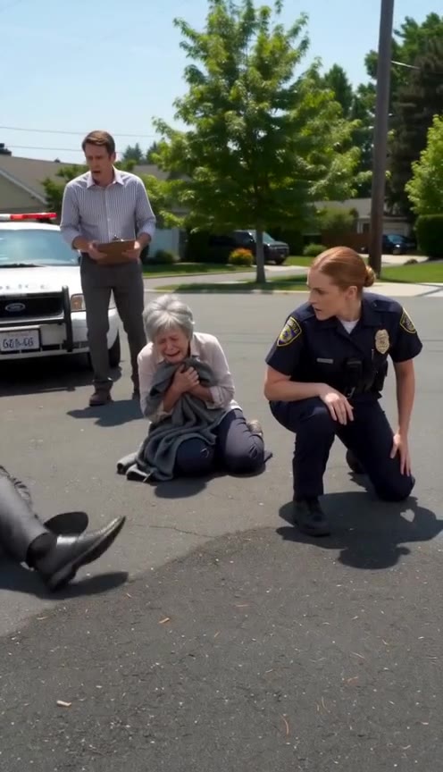 A Greedy Stepson Tried To Evict His Crying Mother, Then A Brave Officer Intervened