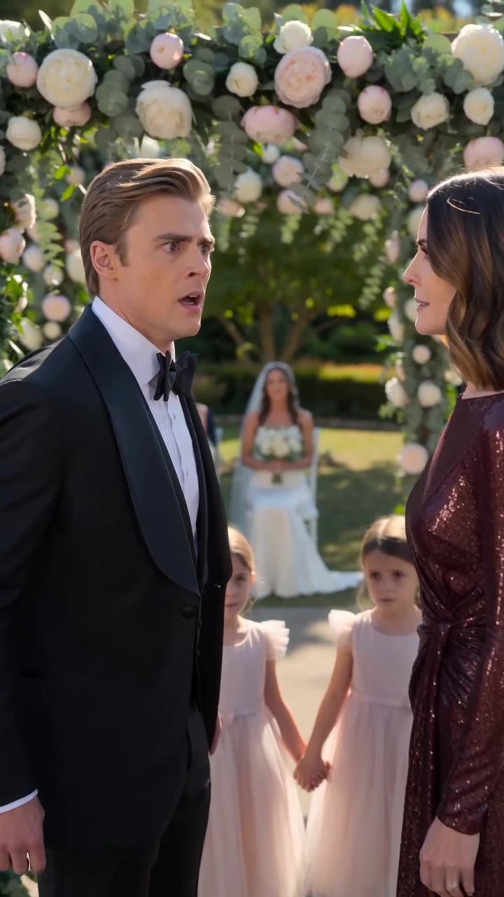 My Groom Froze at the Altar When a Stranger Brought His Daughters to Our Wedding