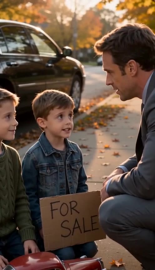 He Bought a Toy From Two Poor Boys, Realizing They Were His Sons