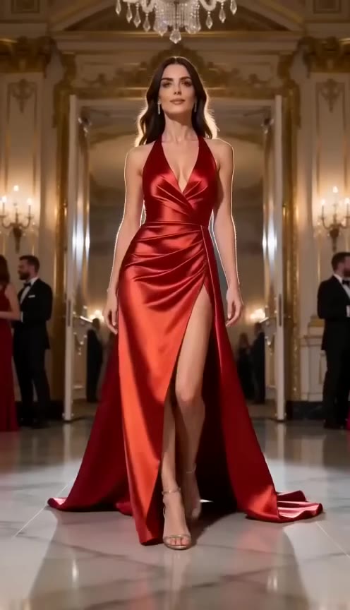 He Challenged His Waitress to a Dance—But Her Red Dress Revealed a Shocking Secret