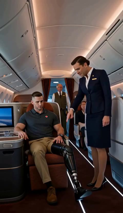 He Kicked My Prosthetic Leg on a Flight — Then the Chairman Stood Up