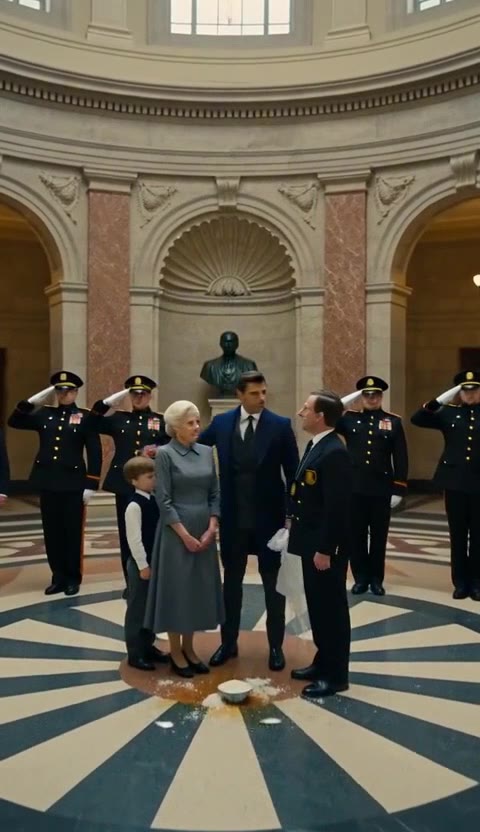 He Made Grandma Kneel in the Cafeteria — Then the Ceo Walked In and Called Her 'Mom'