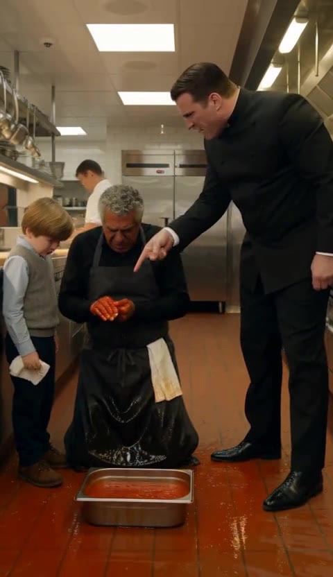 He Made My Dad Kneel in His Own Kitchen — Then I Walked In and Fired Him