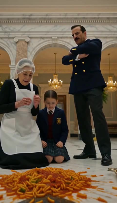 He Made My Grandma Kneel in Her Own Restaurant — Then My Son Walked In and the Whole Room Froze