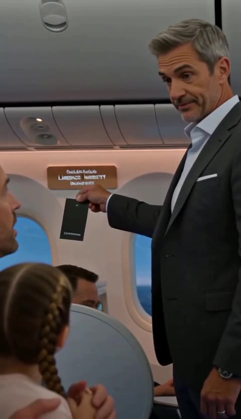 He Mocked a Blind Girl in First Class—Then the Billionaire Owner Rose from His Seat