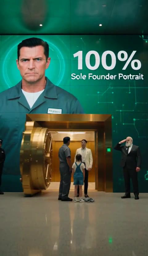 He Mocked a Janitor at His Gala — Then the Vault Screen Lit Up With the Janitor's Face