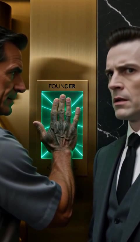 He Mocked the Janitor and His Daughter — Until Her Dad's Palm Opened the Vault