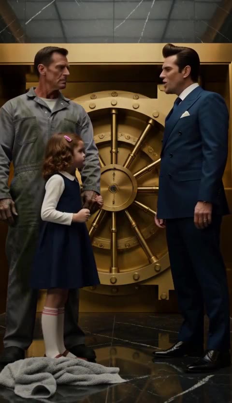 He Mocked the Janitor and His Kid — Then the Vault Flashed His Name and Everything Changed