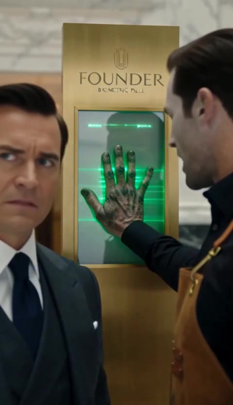 He Mocked the Janitor’s Son—Until the Biometric Vault Revealed His True Identity