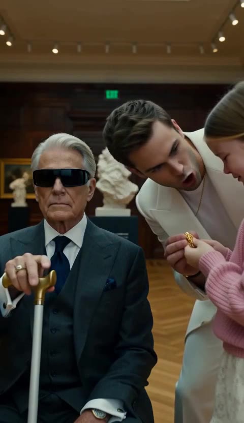 He Pretended to Be Blind to Catch His Greedy Fiancé — What He Saw Broke the Wedding Forever