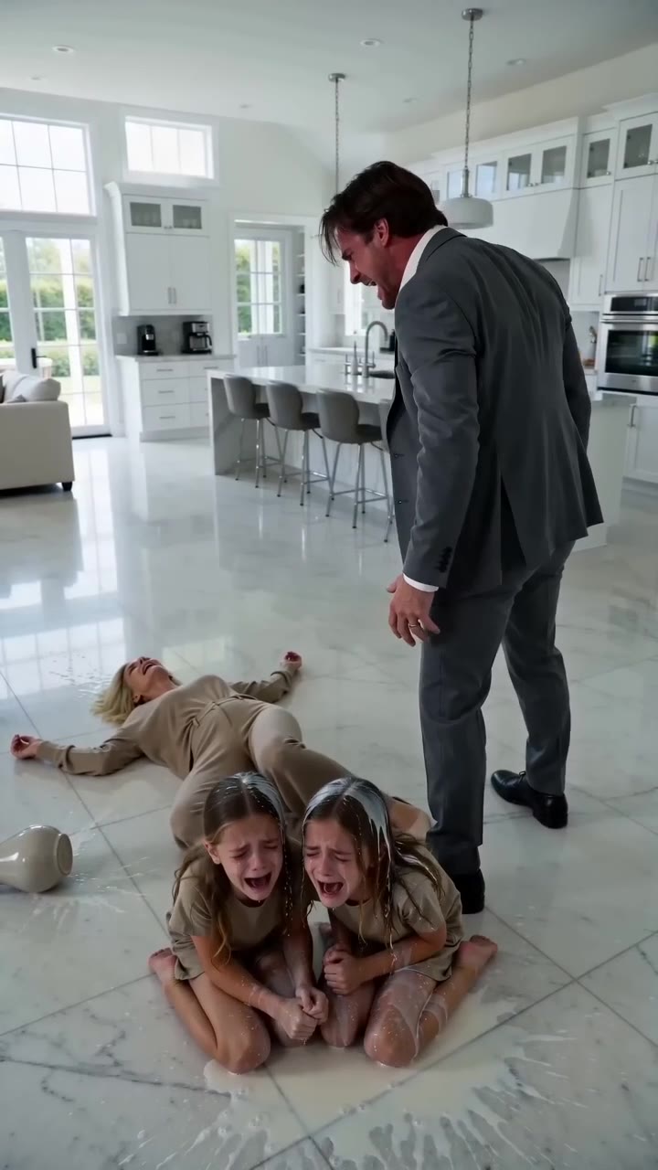 He Punished His Wife For Pouring Milk On Their Daughters, Then Learned The Truth