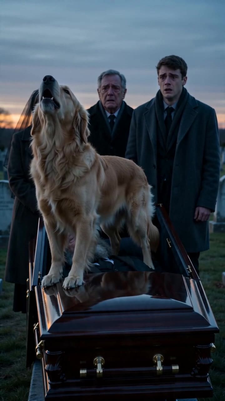 The Heartbreaking Reason a Loyal Dog Refused to Leave His Master's Casket