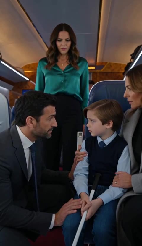 Heiress Mocked a Blind Boy on a Train – Then the Billionaire Owner Rose to His Feet
