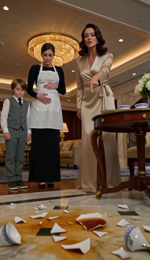 The Heiress Mocked a Pregnant Waitress—Until Her Father Walked In