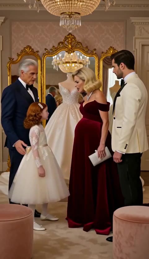 Her Fake Baby Bump Hid a Secret the Flower Girl Exposed at the Gala