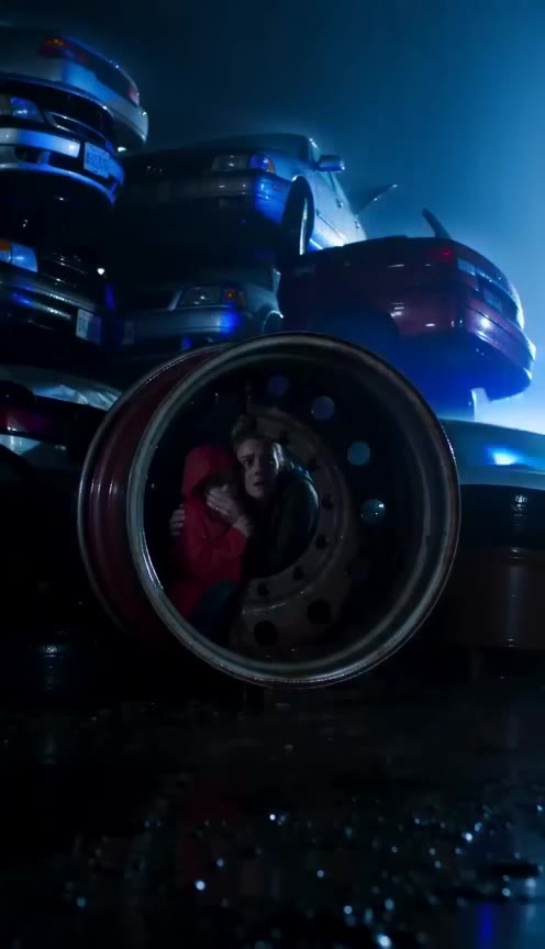 Hiding in the Rain, a Mother Discovers the Terrifying Truth Behind the Sirens